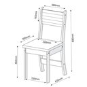Ver imagem 4 de Conjunto Canto Alemão 4 Lugares com Mesa e 2 Cadeiras Rock Estofadas