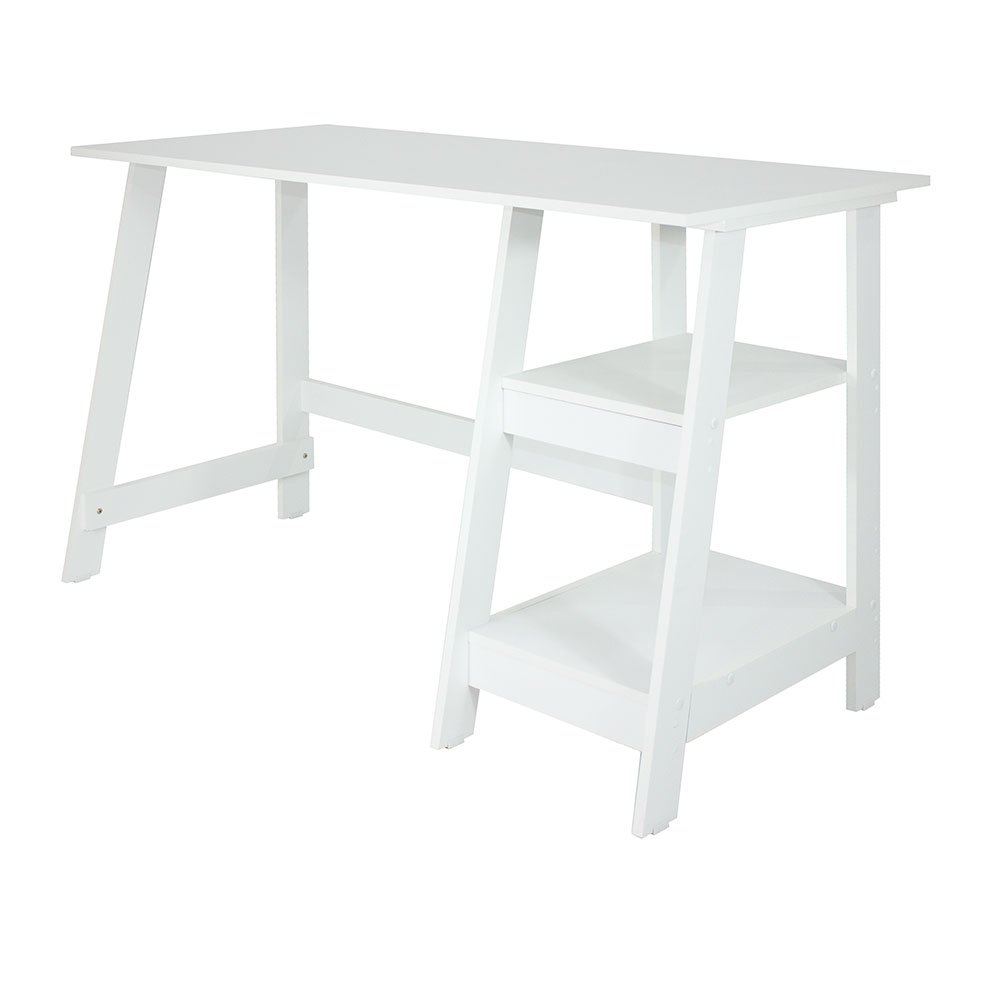 Mesa Escritório Escrivaninha Ditália MC-190 Branco