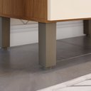Ver imagem 6 de Cozinha Compacta Modulada 1 Balcão 1 Armário Alto e Armário Aério 7 Portas 2 Gavetas Star Briz Bege/Nature/Off White