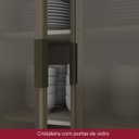 Ver imagem 5 de Cristaleira 4 Portas 220,5x51,5x71,5cm Évelin