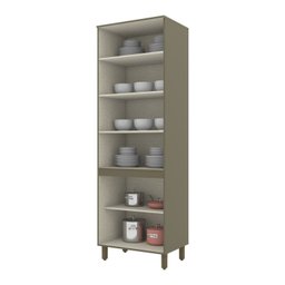 Cristaleira 4 Portas 220,5x51,5x71,5cm Évelin - 2 Cristaleira 4 Portas 220,5x51,5x71,5cm Évelin - 2