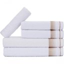 Ver imagem 1 de Jogo de Toalhas Luxury Soft Beka 360 G-m² 2 Banho + 2 Rosto + 1 Piso Luxo Branco