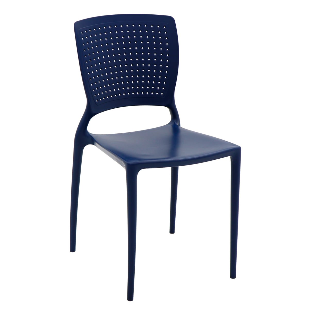 Cadeira Tramontina Safira Summa em Polipropileno e Fibra de Vidro Azul Yale - 3