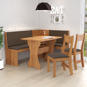 Conjunto Canto Alemão com 2 Cadeiras Rock 