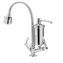 Ver imagem 1 de Torneira Metal Inox Filtro Gourmet Pia Mesa Cozinha C34 Bancada Del Metais Luxo