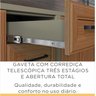 Cristaleira 4 Portas 2 Gavetas Camponesa 100% MDF - 7