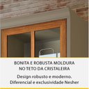 Ver mais imagens de Cristaleira 4 Portas 2 Gavetas Camponesa 100% MDF