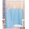 Cortina P/ Box de Banheiro Azul 1,40m X 1,98m - 1