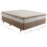 Cama Box Queen Molas Ensacadas 158x198x26cm Capri Herval - 3