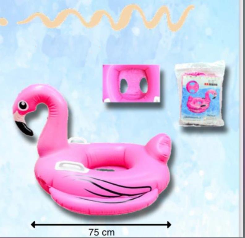 Boia de flamingo com assento bebÊ - 2