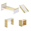 Ver imagem 3 de Cama Infantil com Kit Escrivaninha, Escorregador e Nicho Petit Casatema MadeiraOriginals