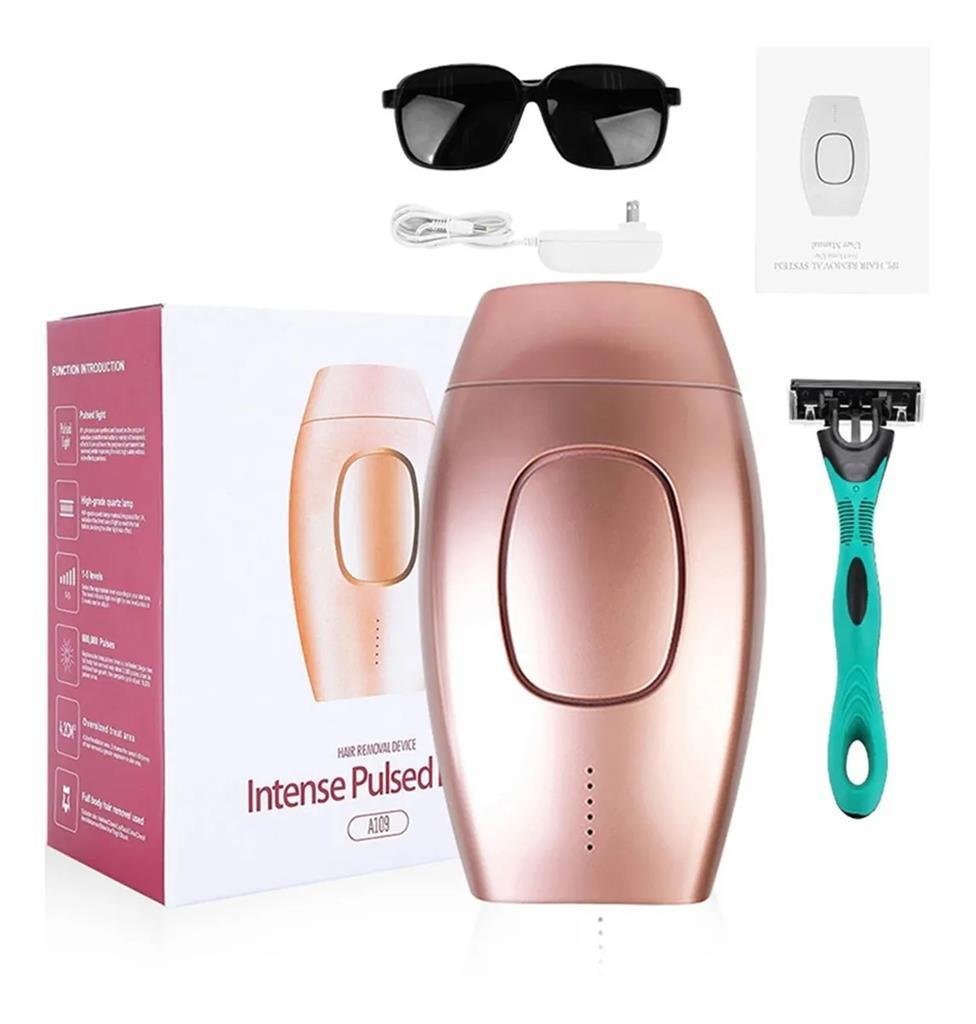 Depilador a Laser Ipl 600000 Definitiva de Pelos Bivolt Rosa - 2