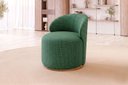 Ver imagem 1 de Poltrona Curva Moderna Design Arredondado Brenda