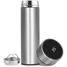 GARRAFA TÉRMICA INTELIGENTE COM INDICADOR E SENSOR DE TEMPERATURA LED:Únissex/Único/Cinza - 1