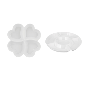 Duas Petisqueiras 5 e 4 Divisórias e Formato Coração e Redondo.