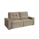 Ver imagem 1 de Sofá + Pillow Berlim Bege 2,00M 3 Lugares Rec Estofados