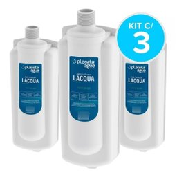 Kit 3 Un de Refis Purificador Lacqua Compatível com Purif. Latina Pa, Purimix, Puri Ice, Puritronic, - 2