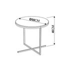 Ver imagem 4 de Mesa de Centro Industrial Volpi Média - Preto