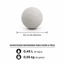 Ver imagem 5 de Forma ABS Bola Decorativa Pequena para Jardim Concreto Paisagismo