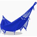 Ver imagem 1 de Rede de Dormir Descanso Casual Pernambucana Azul Royal