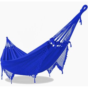 Rede de Dormir Descanso Casual Pernambucana Azul Royal
