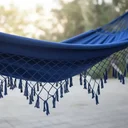 Ver imagem 3 de Rede de Dormir Descanso Casual Pernambucana Azul Royal