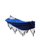 Ver imagem 2 de Rede de Dormir Descanso Casual Pernambucana Azul Royal