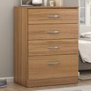 Ver imagem 2 de Cômoda Astral 4 Gavetas Amêndola - Demóbile