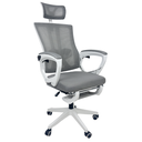 Ver imagem 1 de Cadeira de Escritório Presidente Executiva Oficial Paris - Cinza - 1