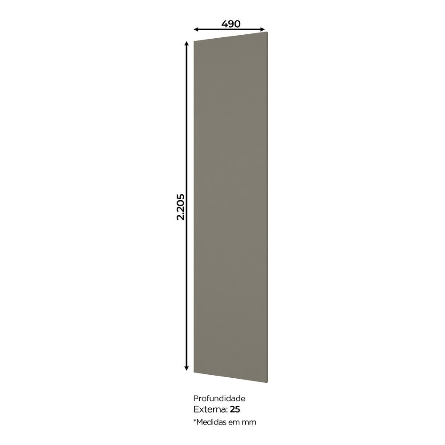 Módulo Lateral 49cm Évelin  - 2