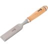 Formão chanfrado 1" aço carbono cabo madeira - Nove54 - 1