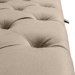 Divã Recamier Baú 1.30 para Cama de Casal Dubai Pávia Cappuccino - Lh Móveis - 9