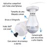 Lâmpada LED Câmera Espiã HD Wi-fi Panorâmica 360° com Soquete Mundo Thata - 4