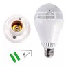 Lâmpada LED Câmera Espiã HD Wi-fi Panorâmica 360° com Soquete Mundo Thata - 2
