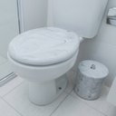 Ver imagem 7 de Assento Sanitário Oval Almofadado Marmorizado Astra