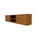 Ver imagem 2 de Rack para TV até 75 Polegadas MDF 180cm Pés em Madeira Maciça 2 Portas Correr Origem