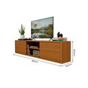 Ver imagem 3 de Rack para TV até 75 Polegadas MDF 180cm Pés em Madeira Maciça 2 Portas Correr Origem