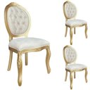 Ver imagem 1 de 3 Cadeira Medalhao Madeira Maciça Design Ingles Luxo Poltrona Entalhada Renascentista Natural Ingles