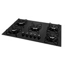 Ver imagem 1 de Fogão Cooktop 5 Bocas a Gás Mondial Ctg-02 Preto/inox Bivolt