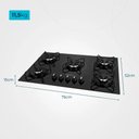 Ver imagem 7 de Fogão Cooktop 5 Bocas a Gás Mondial Ctg-02 Preto/inox Bivolt