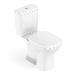 Kit Vaso Sanitário com Caixa Acoplada e Assento Soft Close Debba Square Roca - 1