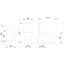 Ver imagem 7 de Kit Vaso Sanitário com Caixa Acoplada e Assento Soft Close Debba Square Roca