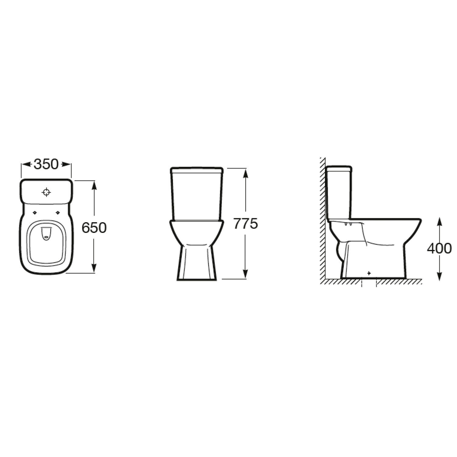 Kit Vaso Sanitário com Caixa Acoplada e Assento Soft Close Debba Classic Roca - 3