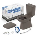 Ver imagem 4 de Kit Vaso Sanitário com Caixa Acoplada e Assento Soft Close Debba Classic Roca