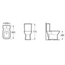 Ver imagem 4 de Kit Vaso Sanitário com Caixa Acoplada e Assento Soft Close Debba Classic Roca