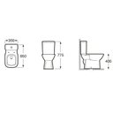 Ver imagem 2 de Kit Vaso Sanitário com Caixa Acoplada e Assento Soft Close Debba Classic Roca