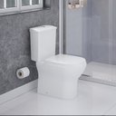 Ver imagem 3 de Kit Vaso Sanitário com Caixa Acoplada e Assento Polipropileno Soft Close Nexo Roca Branco Brilhante