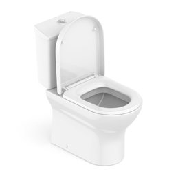 Kit Vaso Sanitário com Caixa Acoplada e Assento Polipropileno Soft Close Nexo Roca Branco Brilhante - 6