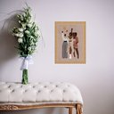 Ver imagem 1 de Quadro Moldura Dourada Viva a Diversidade 24x18cm:com Vidro