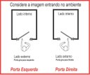 Ver imagem 5 de Porta de Alumínio 210 x 100 Com Vidro - Lambri Duplo PRETA